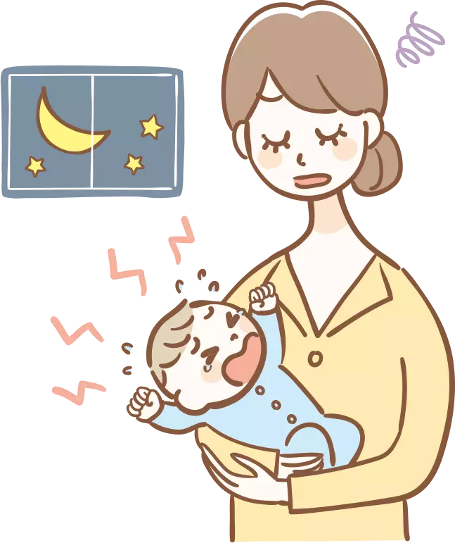 夜泣きの原因から年齢ごとの対処法 いろいろな疑問にお答えします