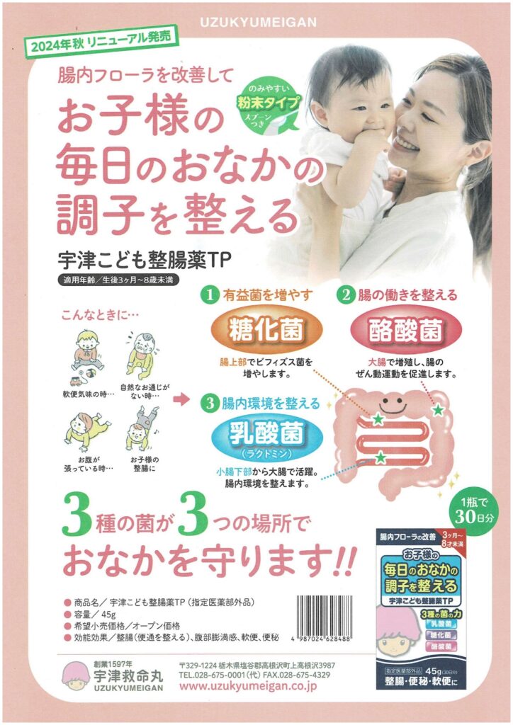 整腸薬パンフレット