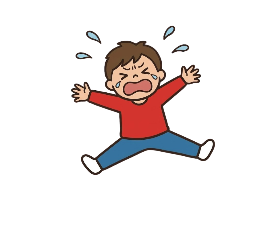 泣いている子供